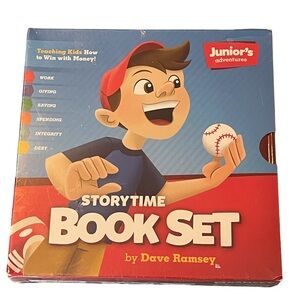 Junior's Adventures Storytime Book Set by Dave Ramsey sealed in plastic New